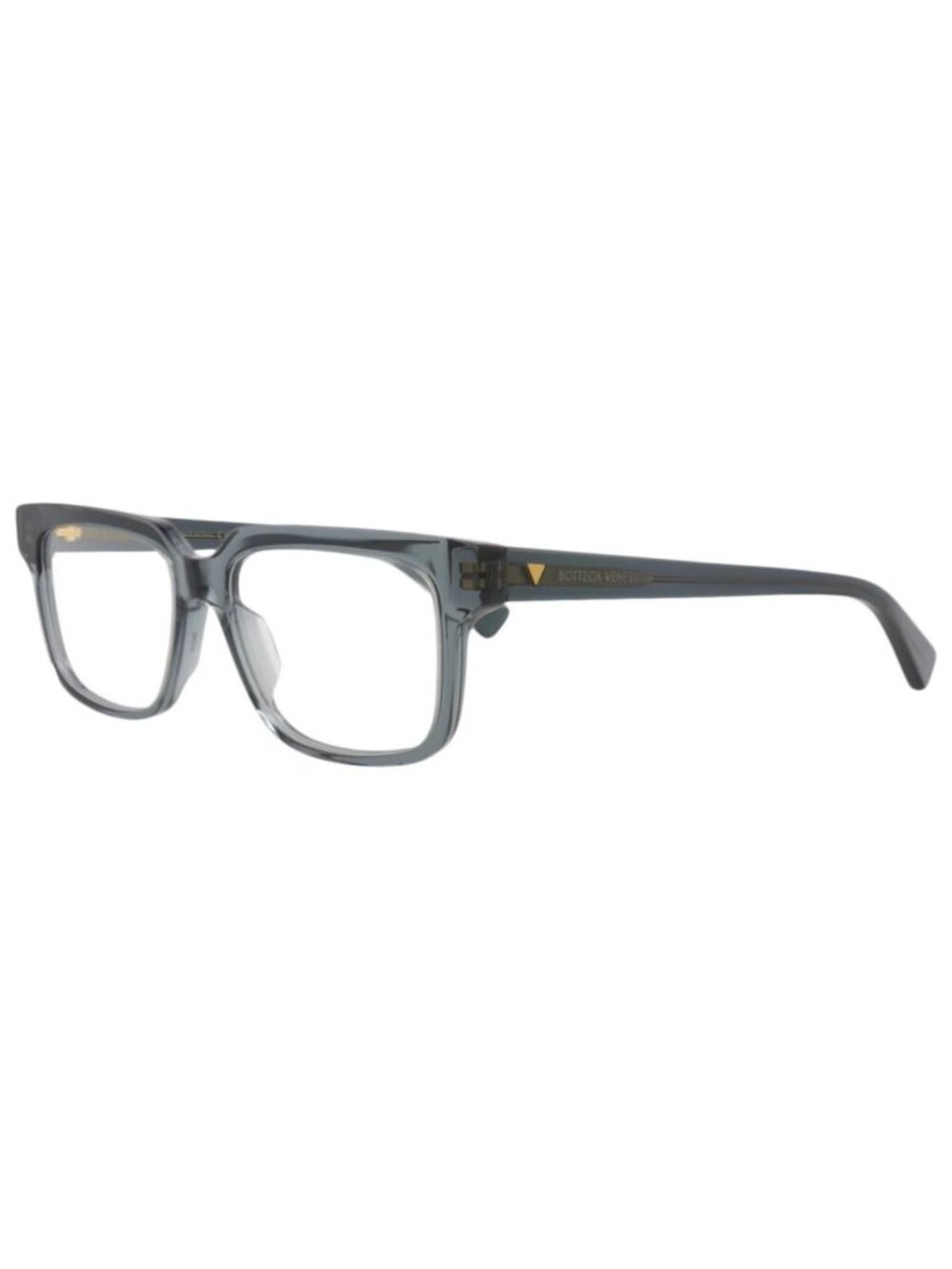 New Bottega Veneta Women's Eyeglasses Square Rectangle Recycled Acetate Frame